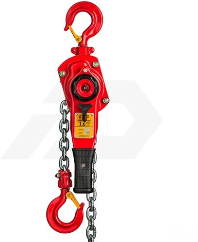 Delta Red Rateltakel 1,6T - 1,5 Meter Hijshoogte