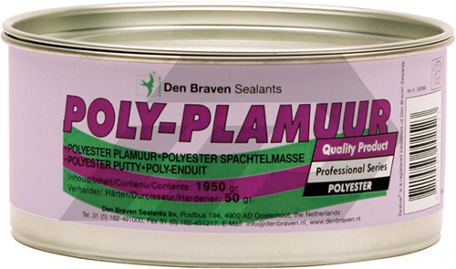 Den Braven Poly-Plamuur Met Verharder (2000 Gr)