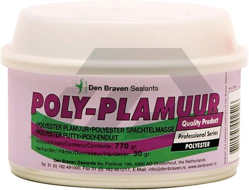 Den Braven Poly Plamuur Met Verharder (800 Gr)