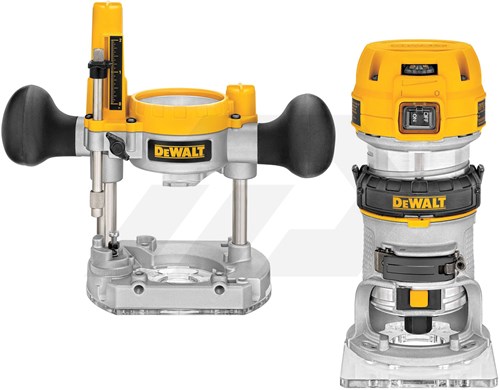 Dewalt D26204K Boven/Kantenfreesmachine (In Koffer)-2