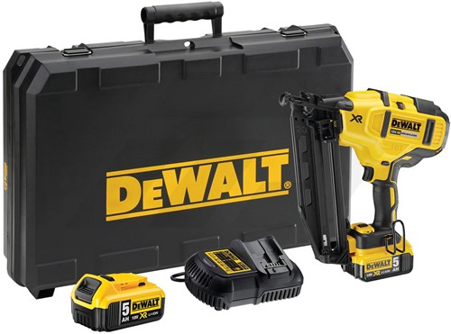 Dewalt DCN660P2 18V XR Afwerktacker 16 Gauge (2x5,0Ah, Koffer)