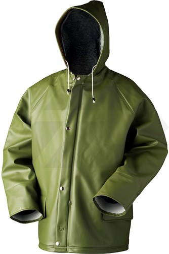 Dolfing 410.02 P2 Doorwerkjas Classic Gevoerd Groen Mt. L
