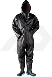 Dolfing 432.02 Waadoverall Zwart P2 Laars Mt. 41 Overall M