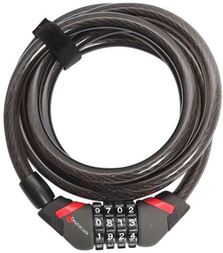 Double Lock Cable Combo 240cmx12mm Cijferslot