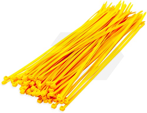 DX 86200-36 Bundelband 3,6x200 Geel Nylon (100 Stuks)