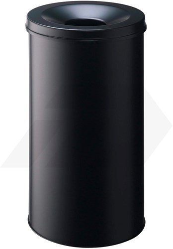 Durable Vlamdovende Afvalbak 60 Ltr. Zwart