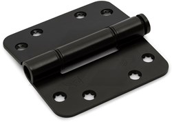 DX 6710.154 89x89mm Glijlagerscharnier Ronde Hoek Zwart