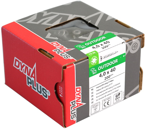 Dynaplus Spaanplaatschroeven 5.0x80/42mm AR-Coating TX25 (200 Stuks)-2