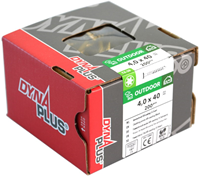 Dynaplus Gevelschroeven 4.5x80/42mm AR-Bronze Coating Met Zwarte Bolkop TX20 (200 stuks)-2
