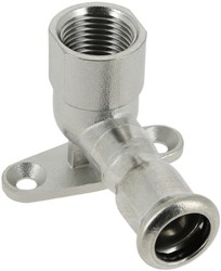Bonfix RVS 316L Muurplaat G1/2"x18mm