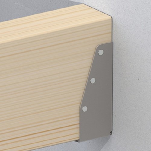 GB Balkdrager 50x100mm Zonder Lip Zwart Gecoat-2