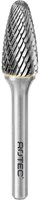 Rotec Stiftfrees 6x18mm HM Boomvorm Rond Model F [Z9] INOX-Vertanding
