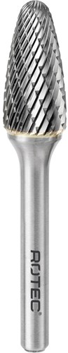 Rotec Stiftfrees 3x14mm HM Boomvorm Rond Model F [Z6] Kruisvertanding