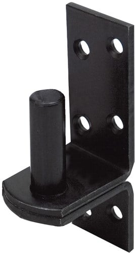 GB Verhoogde Plaatduim Ø16x45x35mm Zwart Gecoat