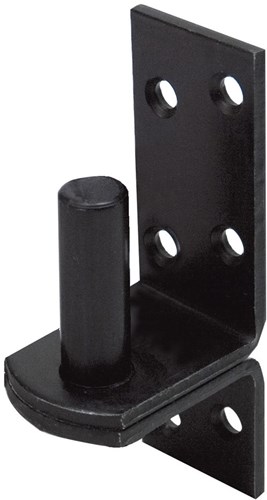 GB Verhoogde Plaatduim Ø16x45x50mm Zwart Gecoat