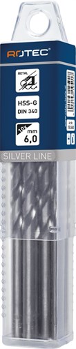 Rotec Metaalboor 6,0x139mm HSS-G Lang (10 Stuks)-3
