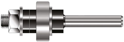 Rotec Spindel 8x23,8mm 8mm Z3 en Z4 Schijffrezen