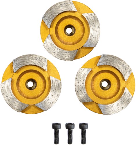 Eibenstock Diamantslijpschijvenset Ø44mm Beton (3 Stuks)