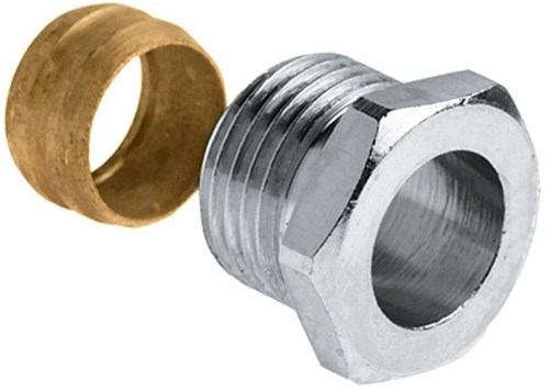 Bonfix Messing Knelset 1/2"x15mm