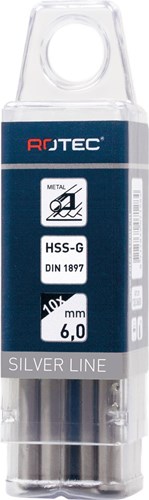 Rotec Plaatwerkboor 2,5x43mm HSS-G (10 Stuks)-3