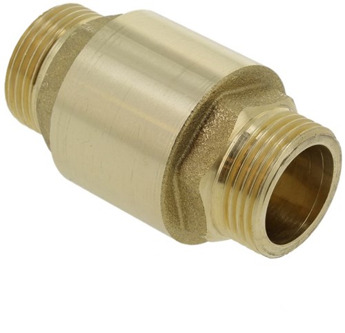 Bonfix Messing Keerklep 3/4" Buitendraad Met Kunststof Klep