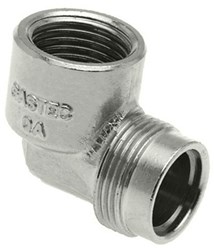 Bonfix Verchroomd Haaks aansluitstuk 3/8"