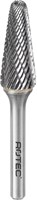 Rotec Stiftfrees 6x18mm HM Kegelvorm Rond Model L [Z6] Kruisvertanding