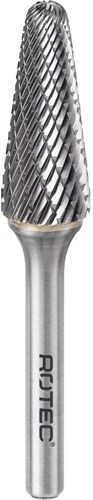 Rotec Stiftfrees 12,7x32mm HM Kegelvorm Rond Model L [Z9] INOX-Vertanding