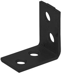 GB Stoelhoek 40x40mm Zwart Gecoat