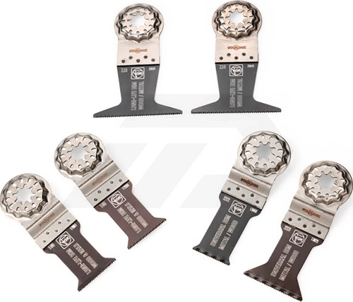 Fein Starlock Best of E-Cut Wood & Metal Zaagbladen 6-Delig (In Koffer)