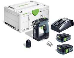 Festool CXS 12 2,5-Plus 12V Boormachine (2x2,5 Ah in Systainer)