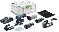 Festool DTSC 400 3,0 I-Plus 18V Deltaschuurmachine (2x3,0Ah in Systainer)