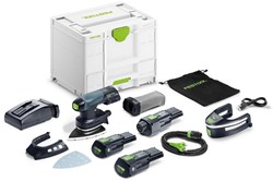 Festool DTSC 400 3,0 I-Set 18V Deltaschuurmachine (2x3,0Ah in Systainer)