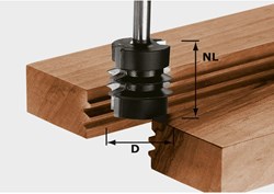 Festool HW S8 D34/NL32 Verlijmfrees