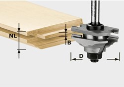 Festool HW S8 D46 X D12-FD Contraprofielfrees