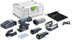 Festool RTSC 400 3,0 I-Plus Accu Vlakschuurmachine (2x3,0 Ah, In Systainer)