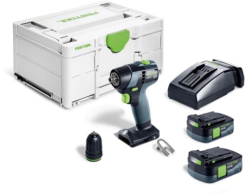 Festool TXS 12 2,5-Plus 12V Boormachine (2x2,5 Ah in Systainer)