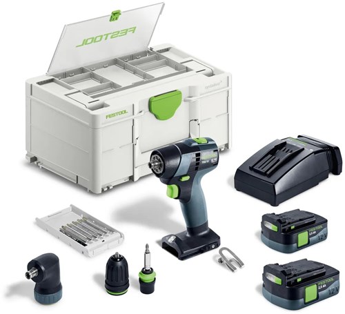 Festool TXS 12 2,5-Set 12V Boormachine (2x2,5 Ah in Systainer)