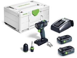 Festool TXS 18 TBX 4,0 I-Plus Accu-Schroefboormachine (2x4,0Ah in Systainer)