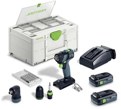 Festool TXS 18 TBX 4,0 I-Set Accu-Schroefboormachine (2x4,0Ah in Systainer)