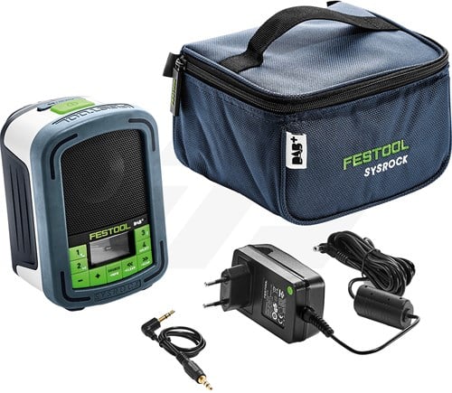 Festool BR10 DAB+ SYSRock Bouwradio (in Tas)