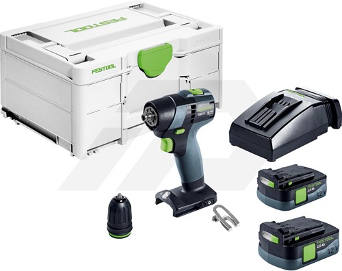 Festool TXS 12 2,5-Plus 12V Boormachine (2x2,5 Ah in Systainer)