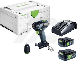 Festool TXS 12 2,5-Set 12V Boormachine (2x2,5 Ah in Systainer)