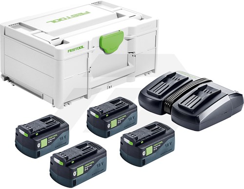 Festool SYS 18V 4x5,2/TCL 6 DUO 18V Startset (4x5,2Ah in Systainer)
