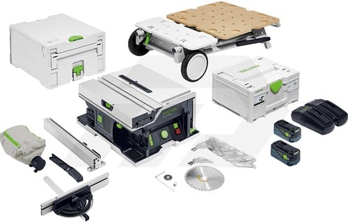 Festool CSC SYS 50 EBI-Set 36V Accu Zaagtafel (2x5,0Ah in Systainer)