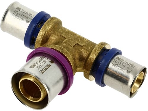 Bonfix Alu-pers Verloop T-stuk 20x26x20mm
