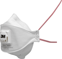 3M Aura 9332+ FFP3 Stofmasker Met Uitademventiel
