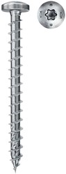 Fischer Spaanplaatschroef 3.5x15mm Bolkop Verzinkt TX20 (200 stuks)