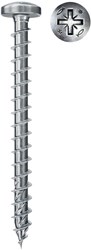 Fischer Spaanplaatschroef 4.0x40mm Bolkop Verzinkt PZ2 (200 stuks)