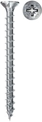 Fischer Spaanplaatschroef 5.0x45mm Verzinkt PZ2 (200 Stuks)
